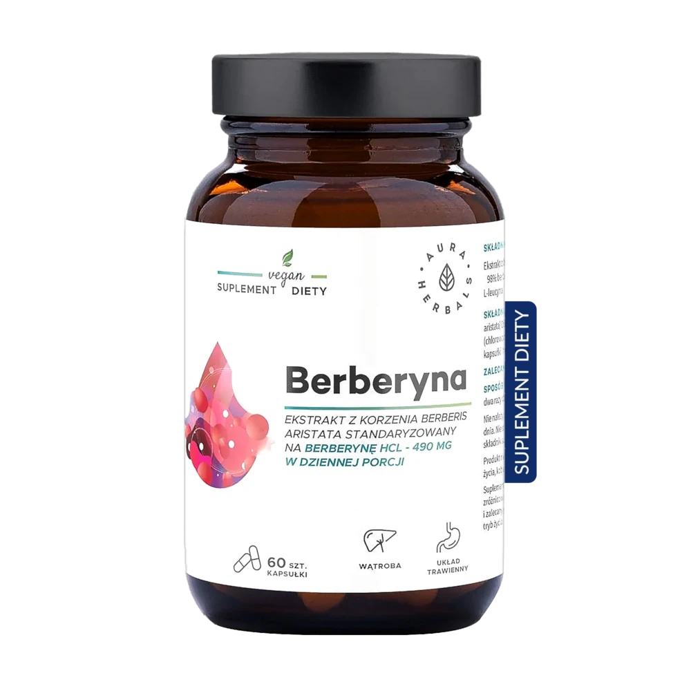 Aura Herbals Berberyna 490 mg, kapsułki, 60 szt.